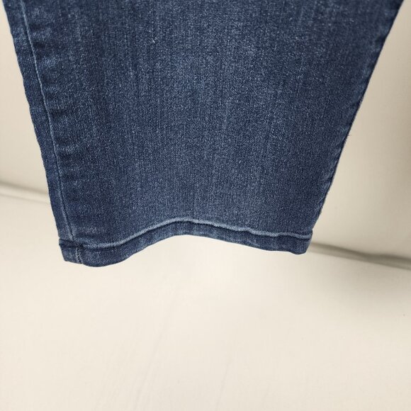 Democracy Jeans Womens Ab Solution 14P Blue Distressed Denim (33X26) - Picture 6 of 11